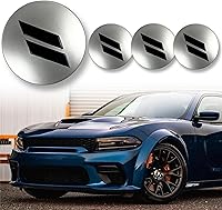 Vista 11 de 4 piezas de 63 mm 2.5 pulgadas de cubiertas de tapas centrales para ruedas con corte para Dodge Charger Durango Dart 2015-2020 Jeep/Chrysler