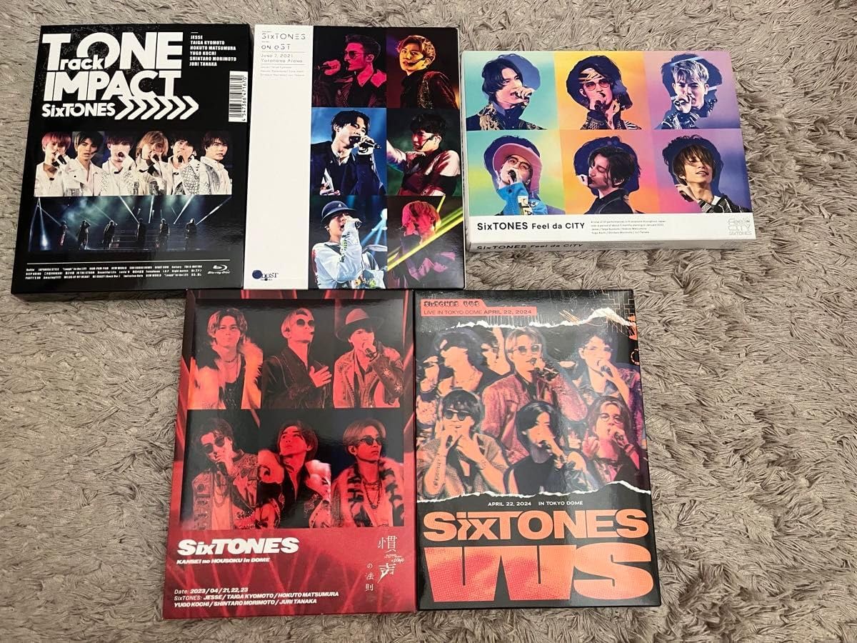 SixTONES ライブ Bluray トーンインパクト on eST 慣声の法則 Feel da