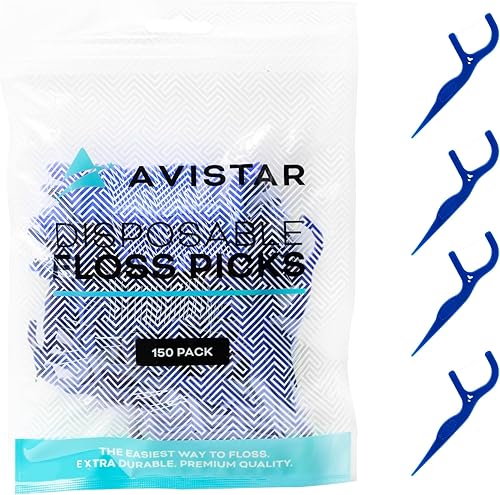 Púas de hilo dental listas para viajar, paquete a granel de 150 hilos dentales, suaves, fuertes y resistentes a las roturas, más suave que los hilos