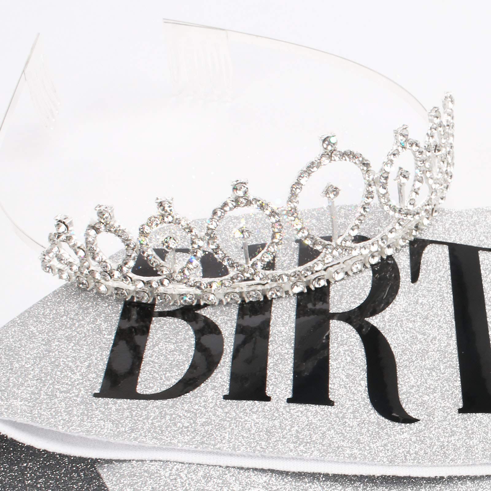 Buy CAVETEE"Birthday Queen" Sash & Rhinestone Tiara Set Birthday