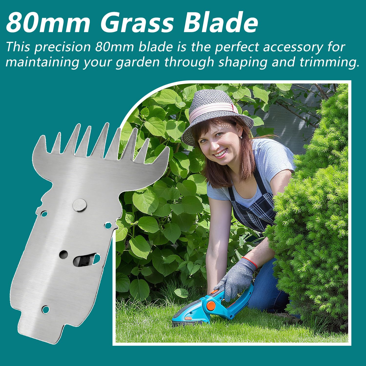 deawater 1 szt. 2609003884 80 mm ostrze do nożyc do trawy 7,2 AGS 10,8 LI do Bosch Home and Garden