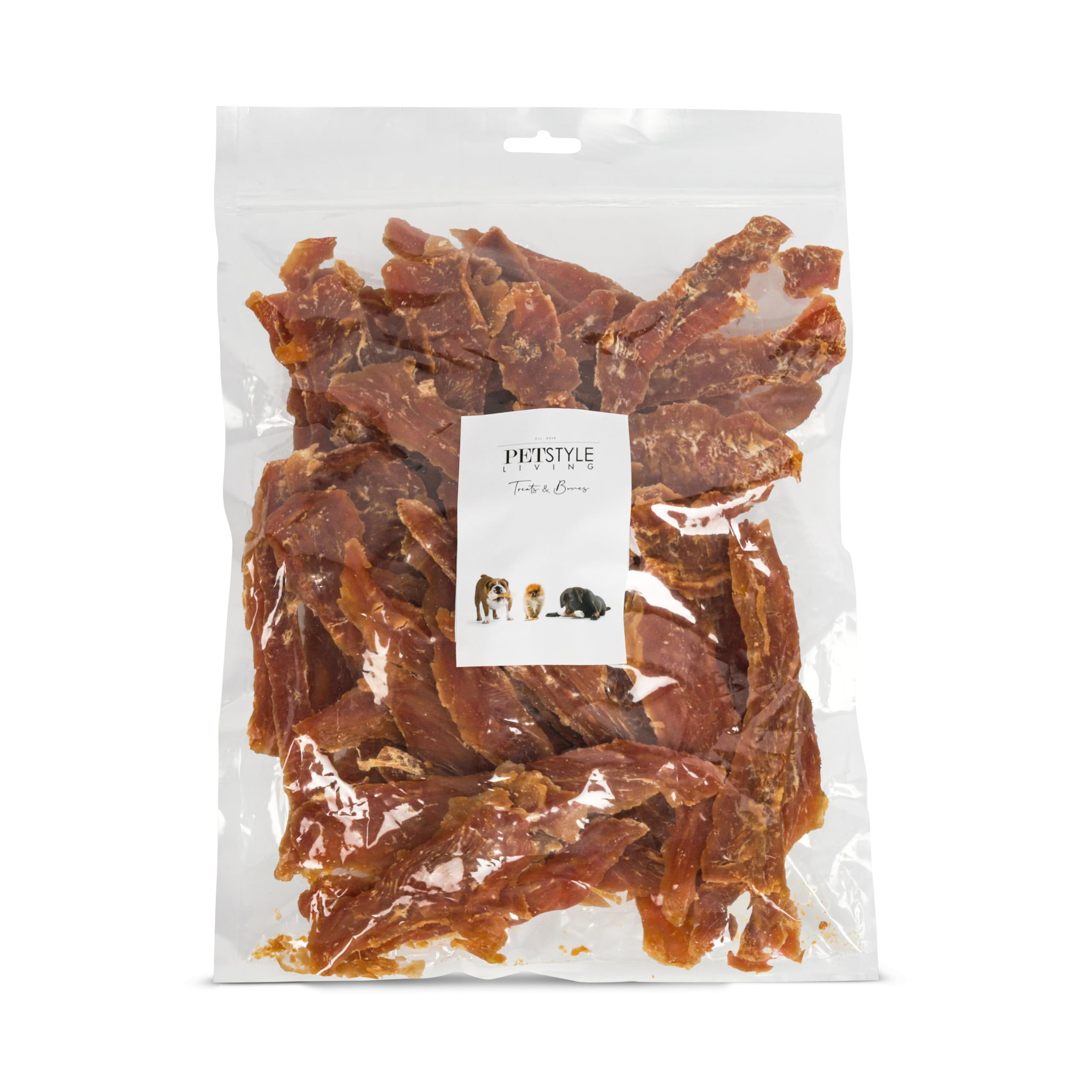 Petstyle Living Chicken Fillets - Dog Treats - 1 kg