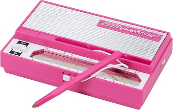 Stylophone Pink - The Original Pocket Electronic Synthesizer - Special Edition | Synth Musical Instrument | Synthesizer Keyboard | Stylophone Instrument