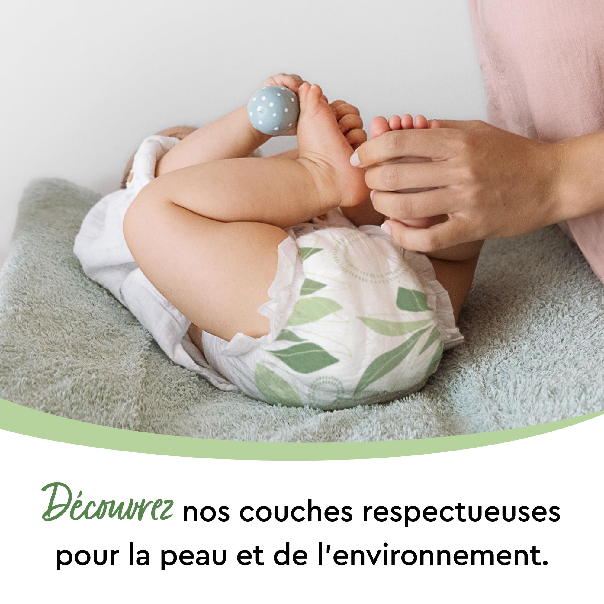 LILLYDOO green - Couches Bébé Respectueuses de l'Environnement, Taille 3 (6-10 kg), Box mensuelle (165 pièces)