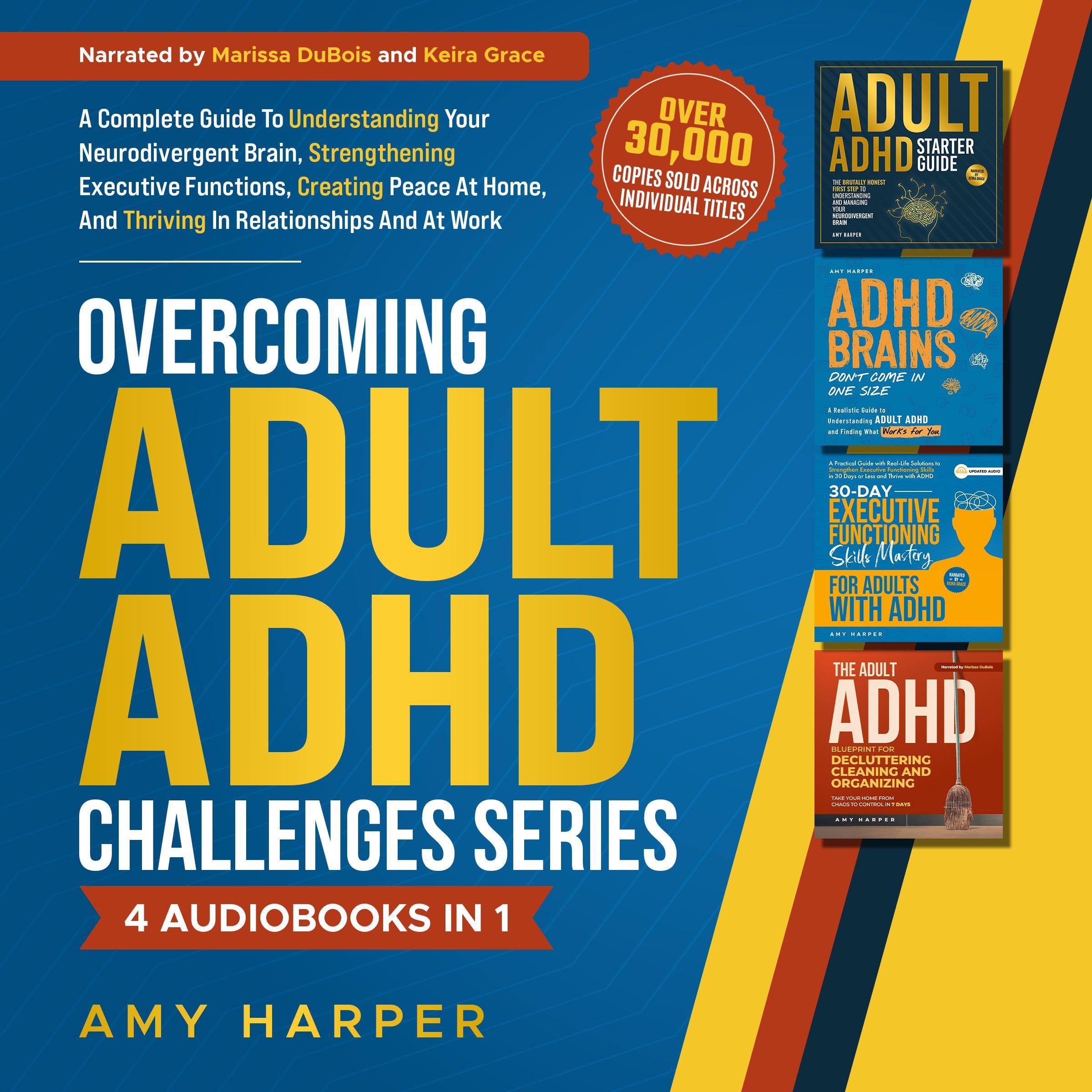 Cover art for Overcoming Adult ADHD Challenges Series: 4 Books in 1