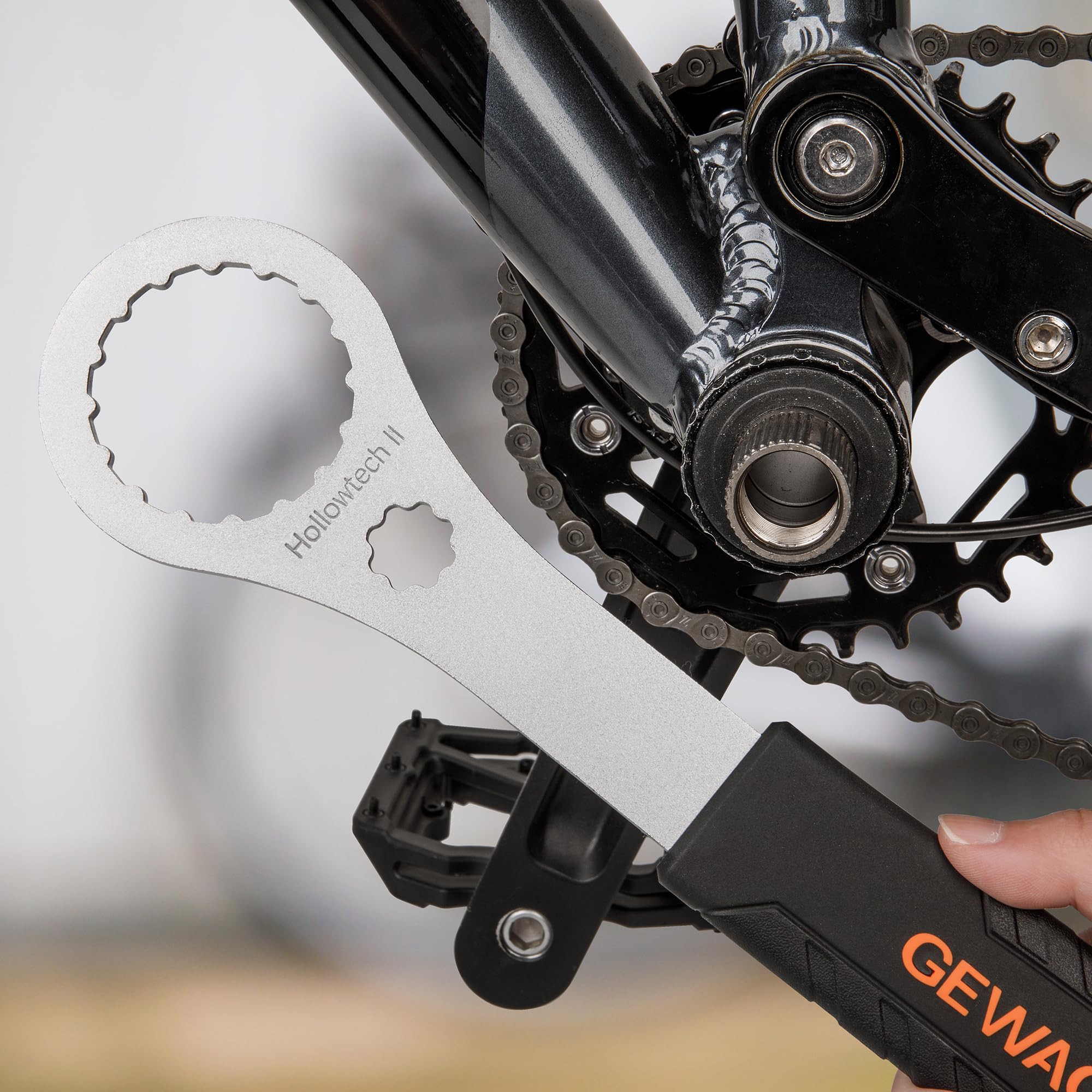 GEWAGE Narzędzie rowerowe Centerlock, klucz do suportu rowerowego, kompatybilne z Shimano Hollowtech II/BB9000, BBR60, M8000, RaceFace,cinch, RotorBSA30, Hawk Racing, BB3086M.