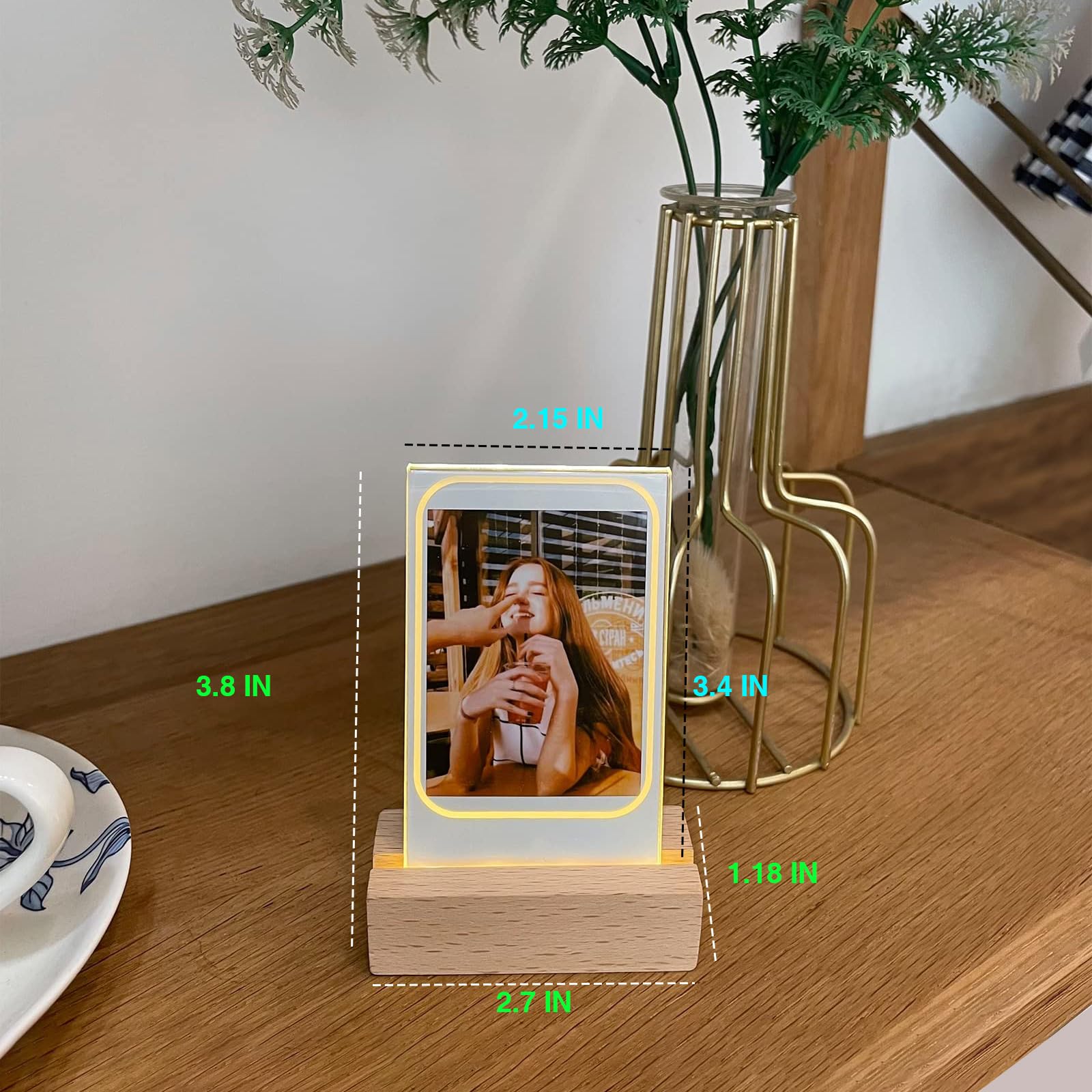 Amazon.com: WOGOZAN Mini 12 Glowing table Picture Frame For
