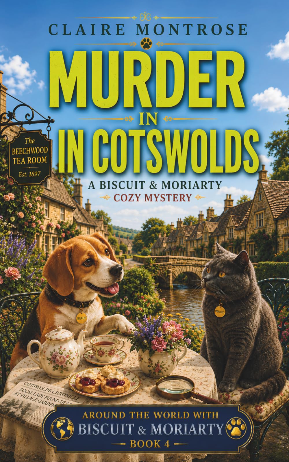 Murder in the Cotswolds: A Biscuit & Moriarty Cozy Mystery (Around the World with Biscuit & Moriarty)
