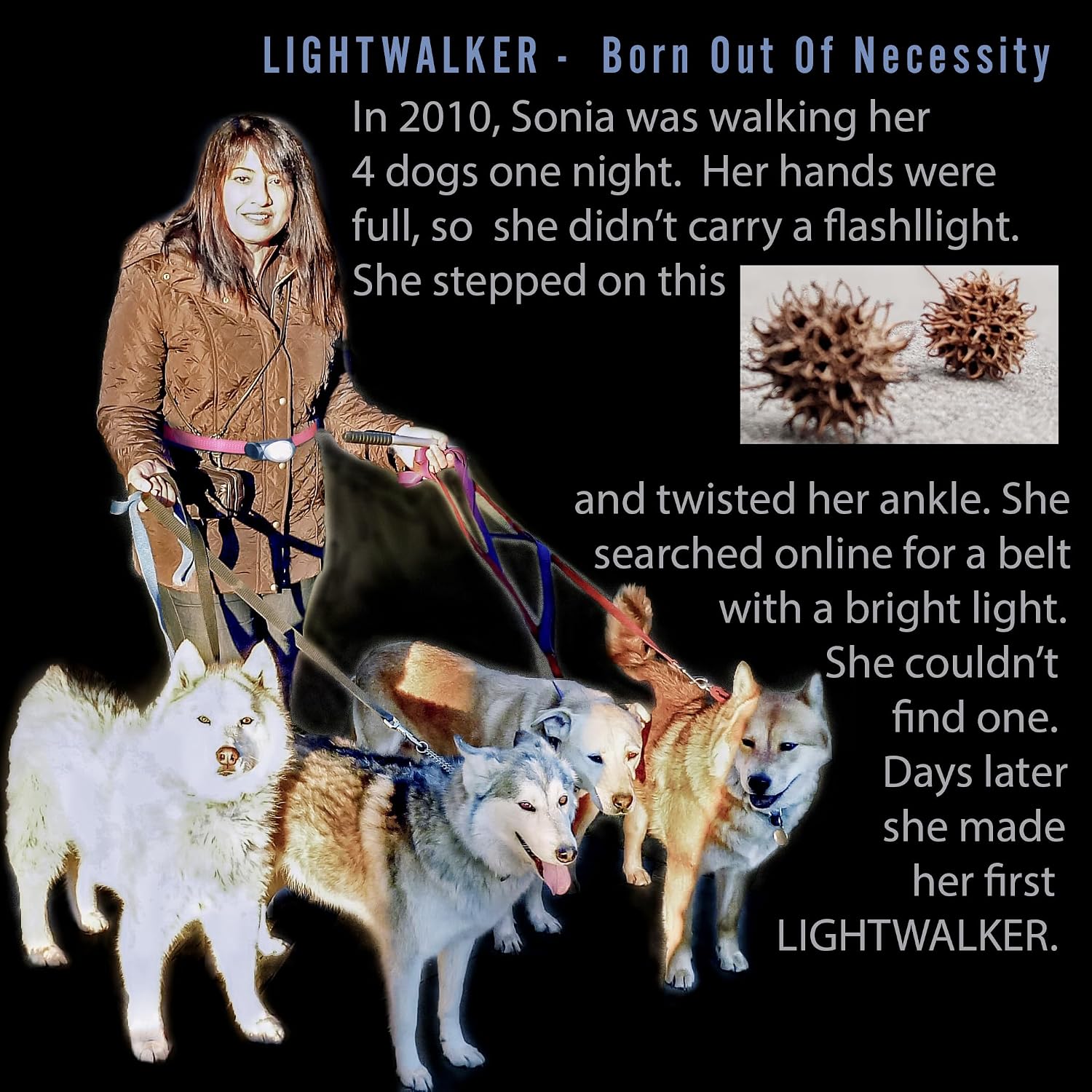 Night Running Light with Reflective Belt, Bright LED Light to See & Be Seen, USB Rechargeable, for Runners & Dog Walking Ajustable from Small to Large