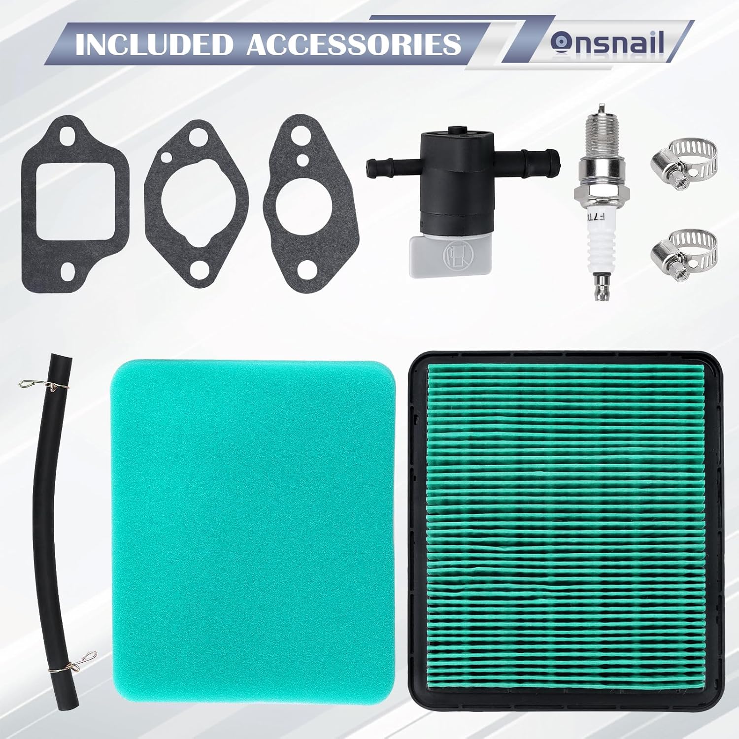 16100-Z9L-811 Carburetor for Honda GCV170LA GCV200LA HRN216 HRX217 Lawn Mower Pressure Washer Replace#16100-Z9M-811 with Air Filter & Gaskets Kit