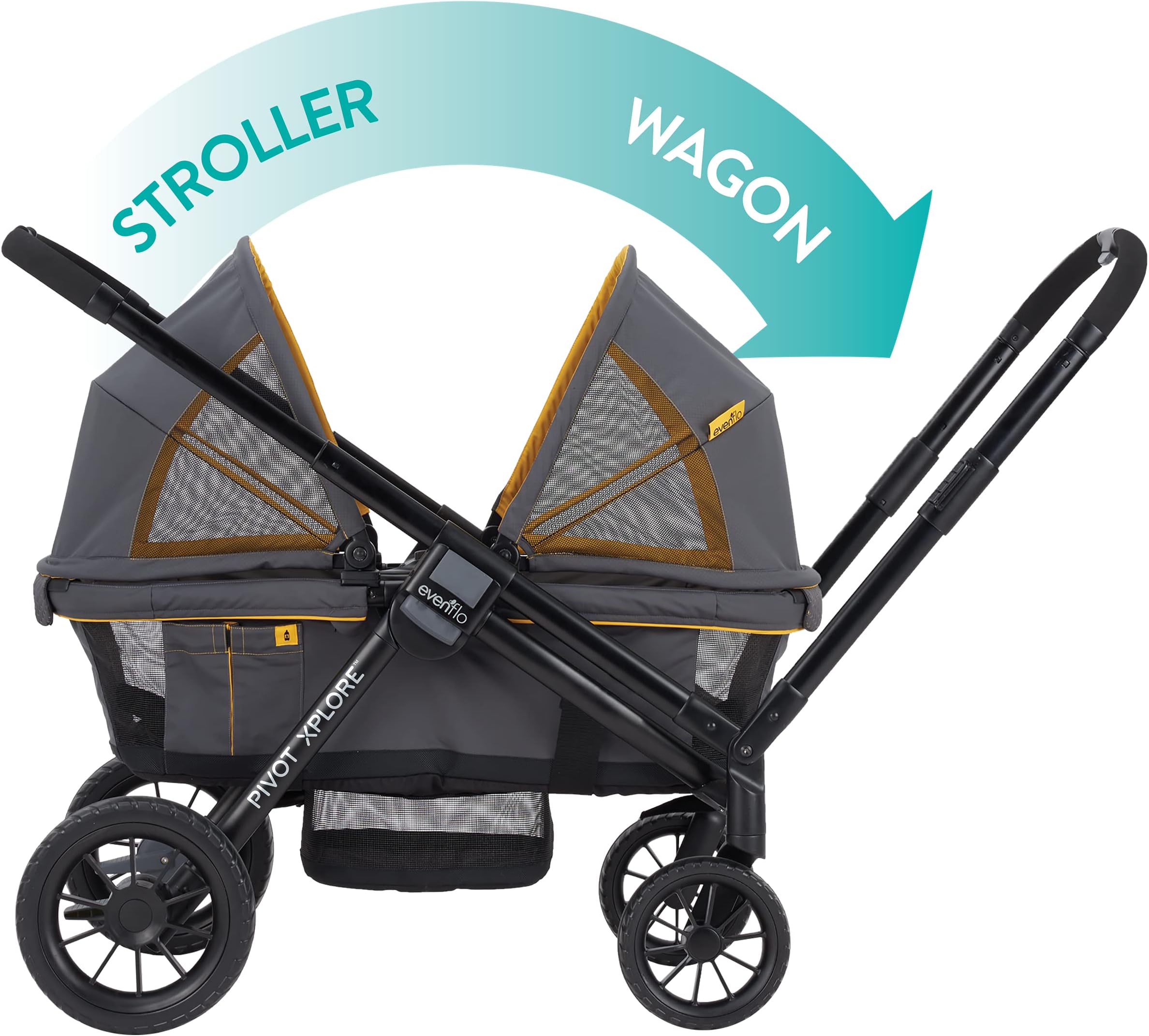 Pivot Xplore All-Terrain Stroller Wagon (Adventurer Gray)