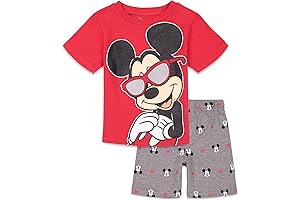 Adorable Kids' Mickey Mouse T-Shirt and Shorts Outfit Set for Endless Adventure