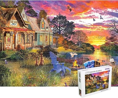 Rompecabezas de 1000 piezas, rompecabezas de 1000 piezas para adultos y niños, rompecabezas de 1000 piezas adecuados para adultos y niños (A0006,