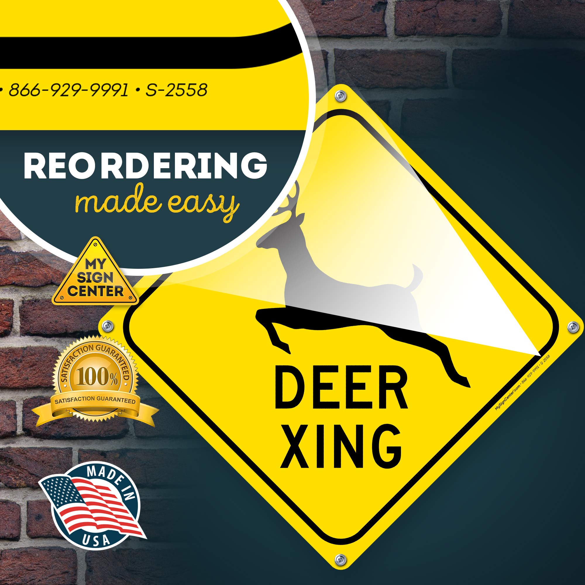 Amazon.com: Deer Xing Sign, 12
