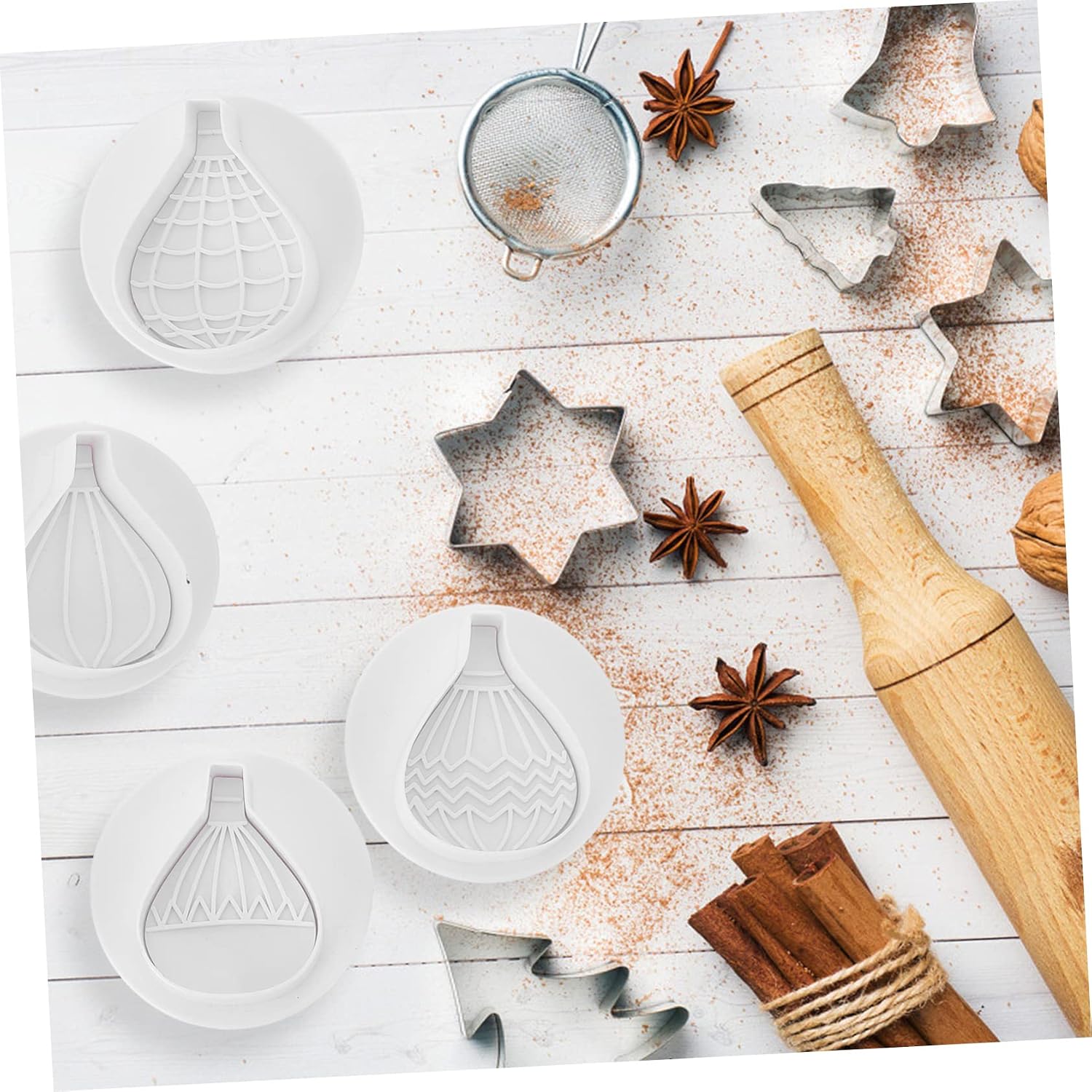 Hot Air Balloon Plastic Biscuit Molds 4 Piece Set for Baking image 3