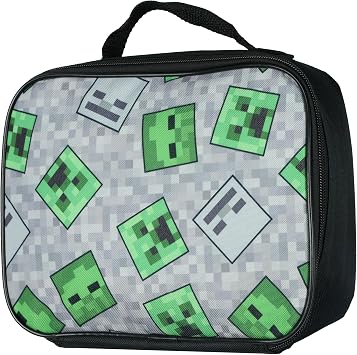 Bioworld Minecraft Creeper Ghoul 16 Backpack and Lunch Kit 5pc Set