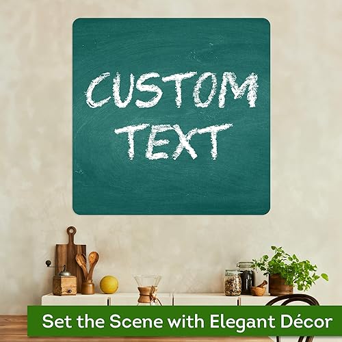 Miniatura 466 de My Sign Center - Letrero personalizado, 11 colores de fuente, 13 estilos de fuente, 4 opciones de agujero, 22 tamaños, 8 x 32 pulgadas, sin óxido,