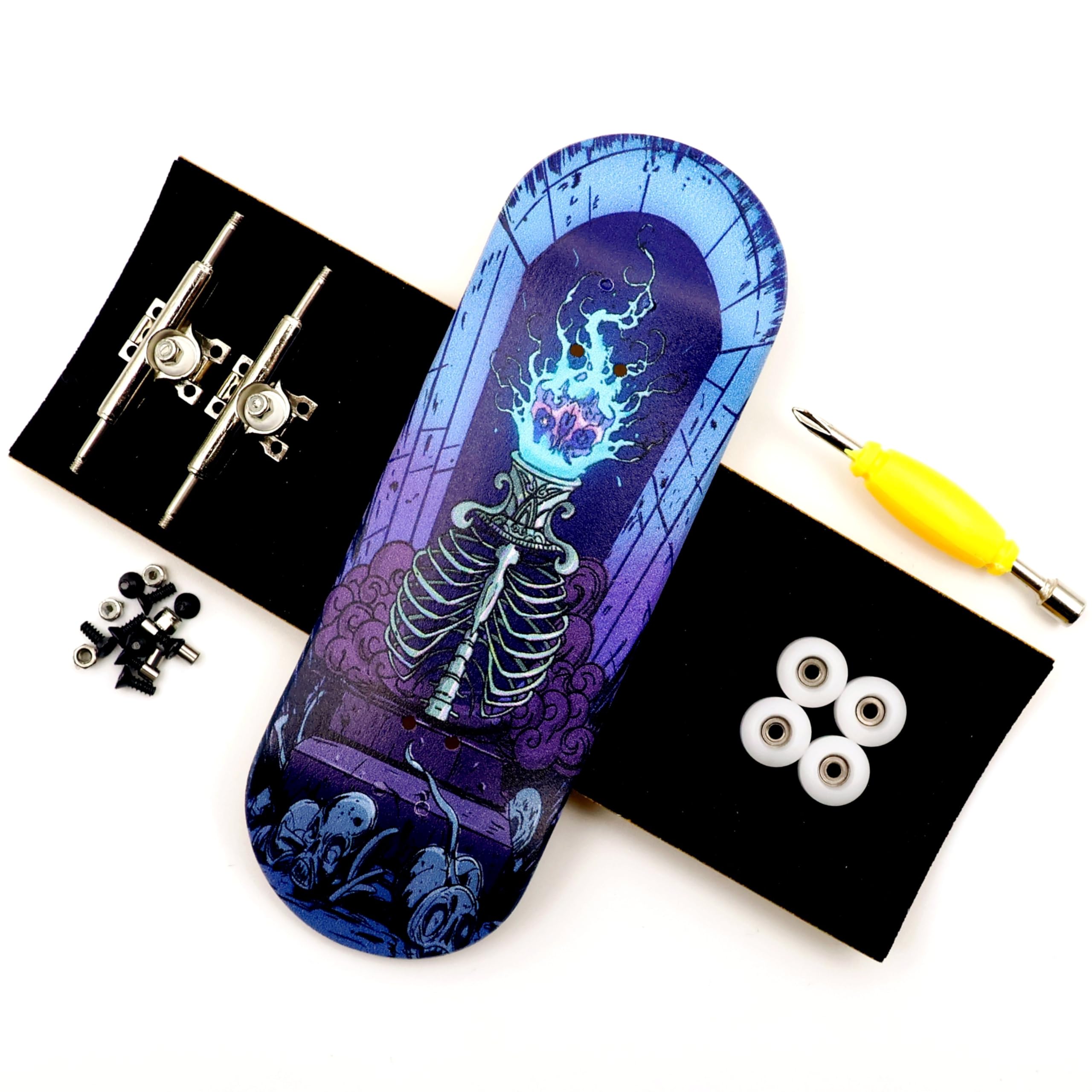 RACOFSB 32mm Pro Fingerboard 12 Constellation Series Wooden Finger Board (Aquarius)