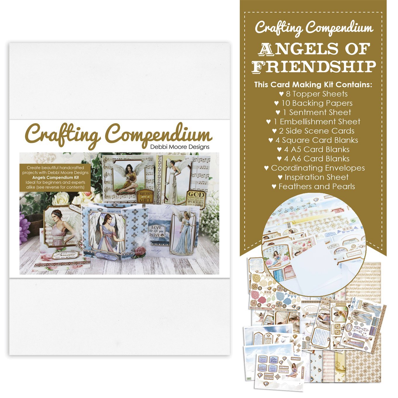 Debbi Moore Designs (DMCCB009) ~ Angels Of Friendship Crafting Compendium