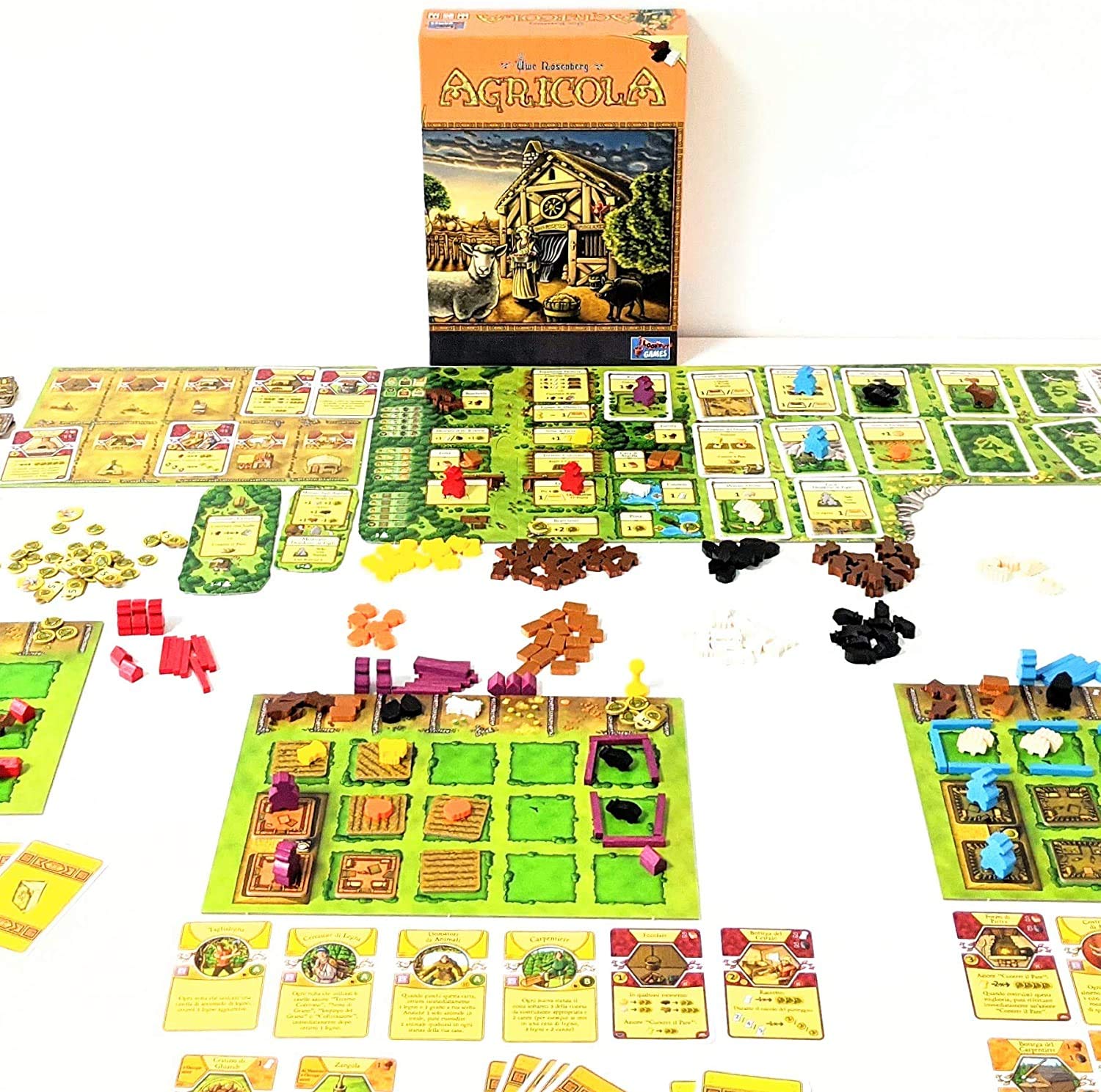 Asmodee - Agricola, Gioco da Tavolo, 1-4 Giocatori, 12+ Anni, Edizione in Italiano