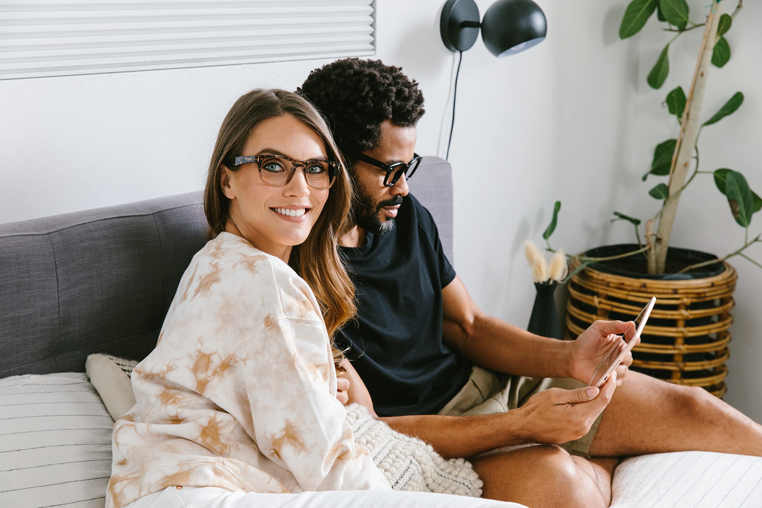 Peepers by PeeperSpecs Women's Relic Square Blue Light Blocking Reading Glasses, Sand Quartz, 49.9 + 0