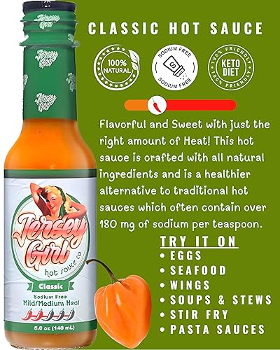 Miniatura 8 de Jersey Girl Hot Sauce Co - Botella de salsa picante india Masala baja en sodio de 5.2 onzas