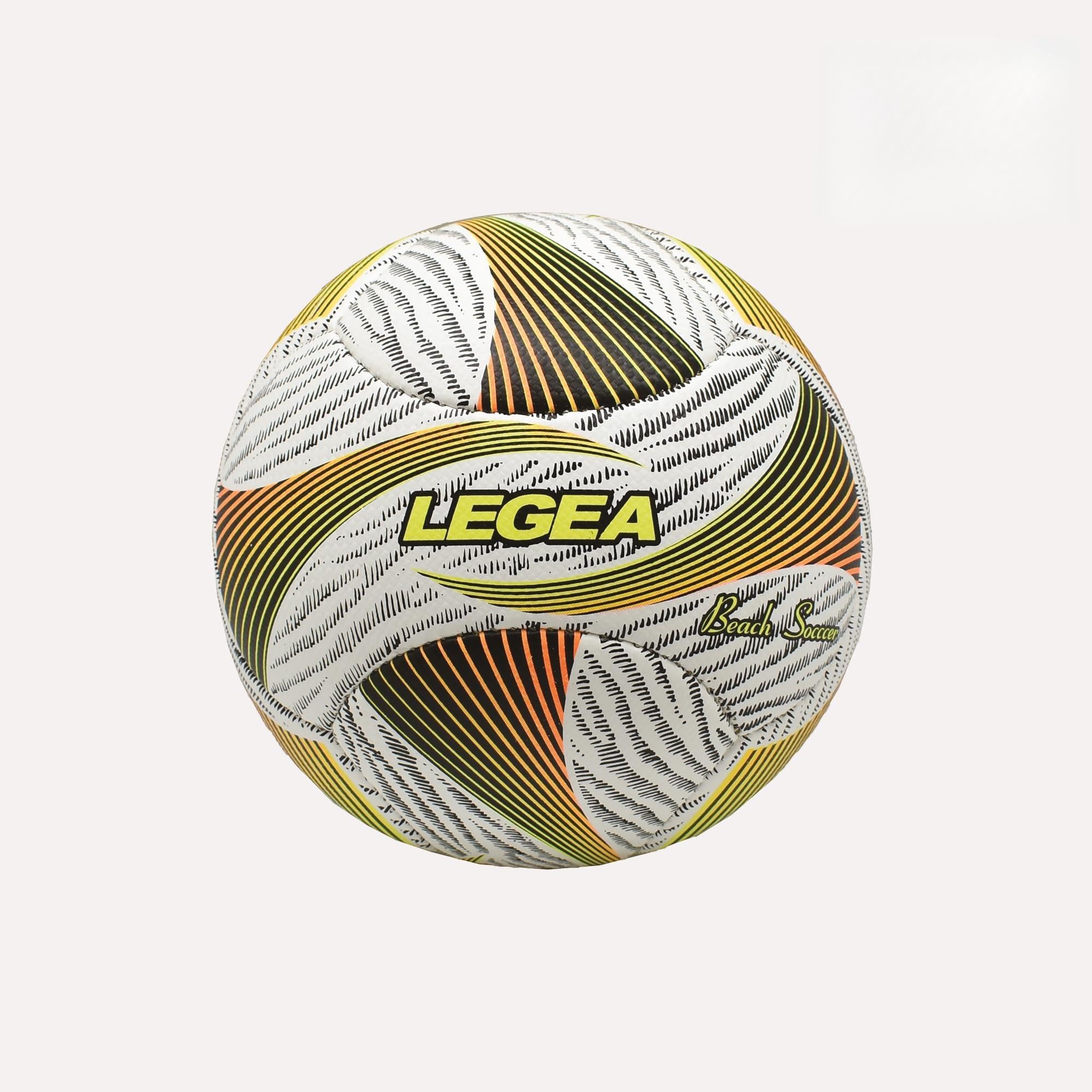 LEGEA Pallone Rabona Beach Soccer pack da 10 PVC soft 300-310 g sportiva da sport