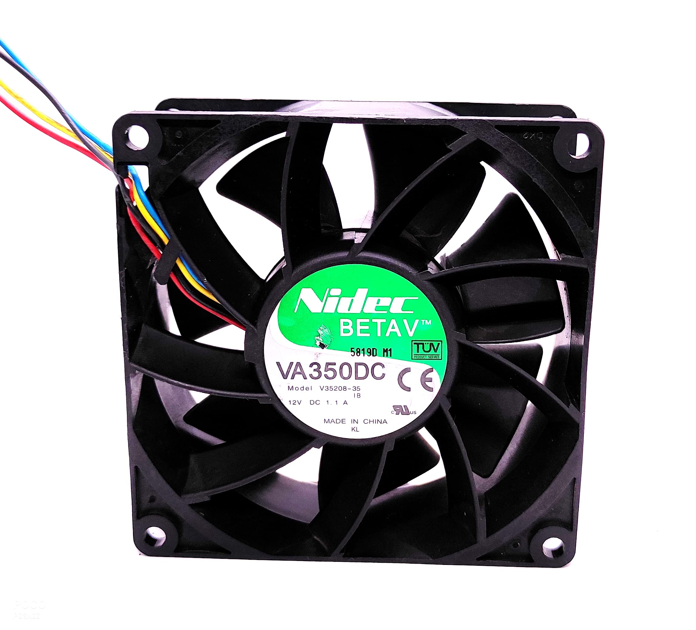 PGSA2Z V35208-35 Size 92x92x38mm DC12V 1.1A 5100RPM Brushless Air Cooling Fan (B09S5Y2D34) Amazon Price History, Amazon Price Tracker