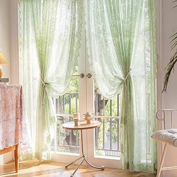 Amazon｜SXYITE レースカーテン UVカット 断熱・保温効果 おしゃれ