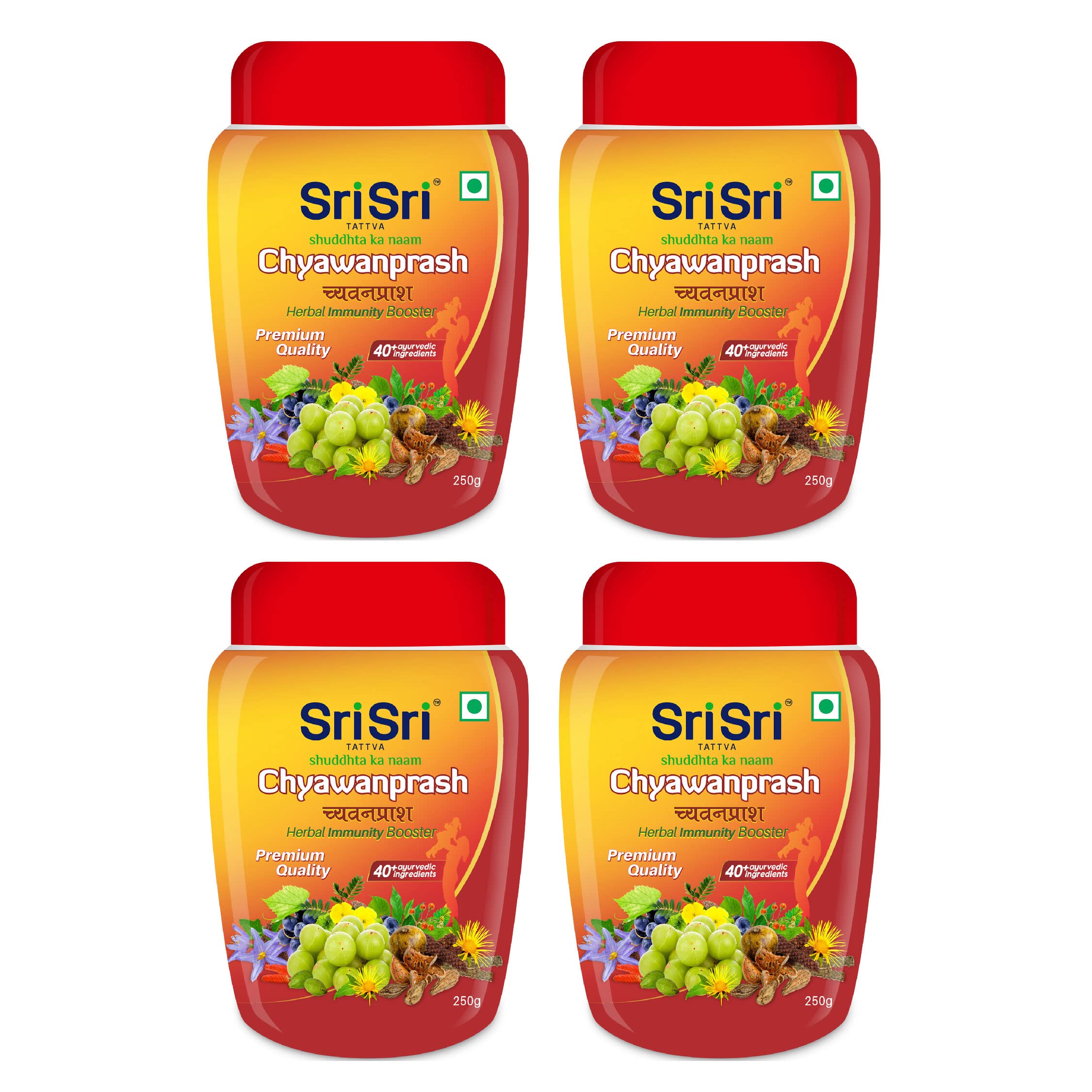Sri Sri Tattva Chyawanprash - Herbal Immunity Booster with 40+ Ayurvedic Ingredients for Better Strength and Stamina - 250g (Pack of 4) (B07Q1X2MMD) Amazon Price History, Amazon Price Tracker