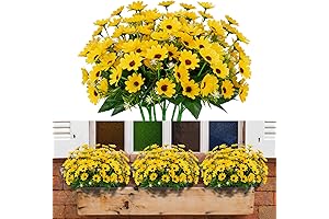 8 Bundles Sunflowers Artificial Flowers Outdoor UV Resistant
