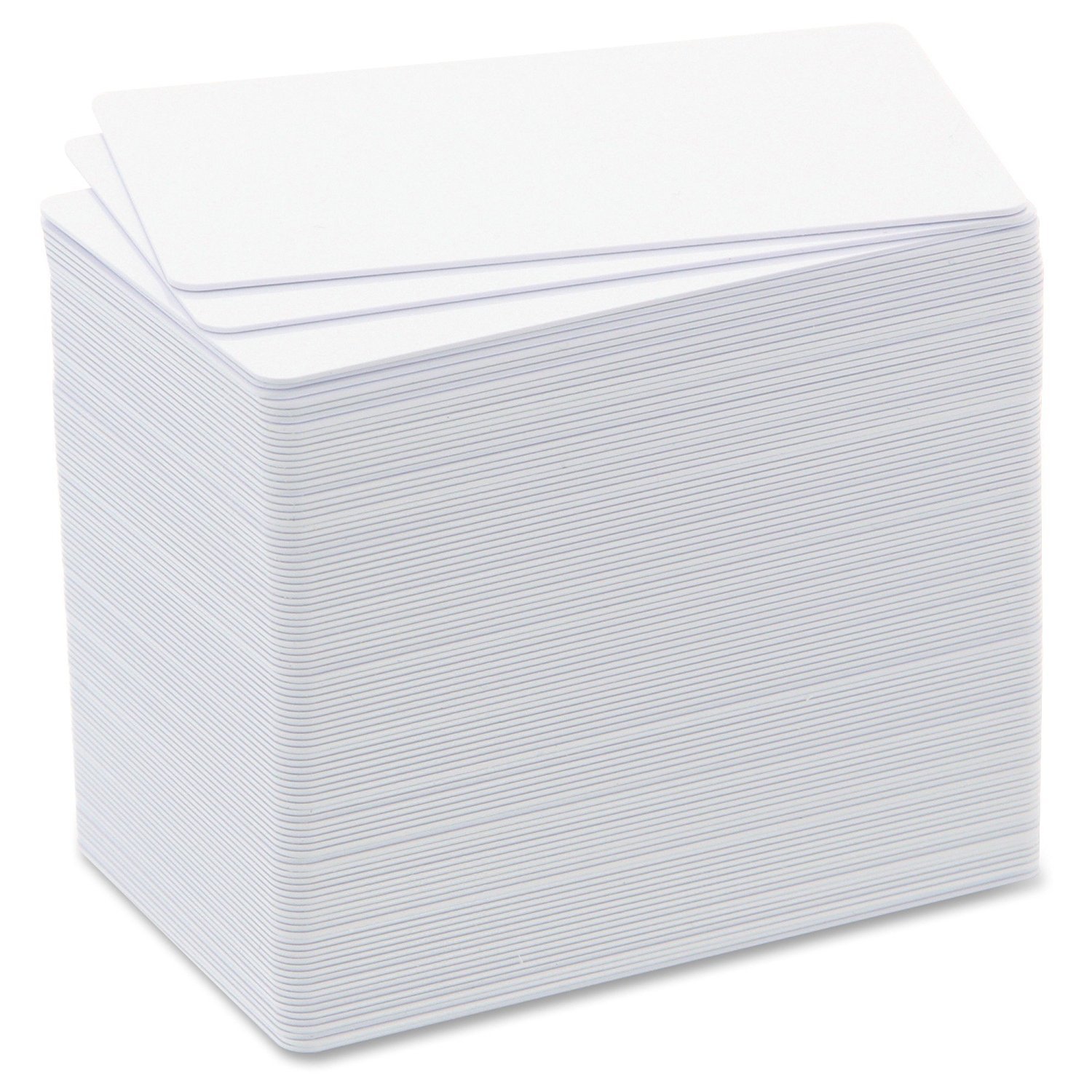 Evolis Badgy Thin PVC Plastic Cards - Compatible with all Badgy printers - CBGC0020W