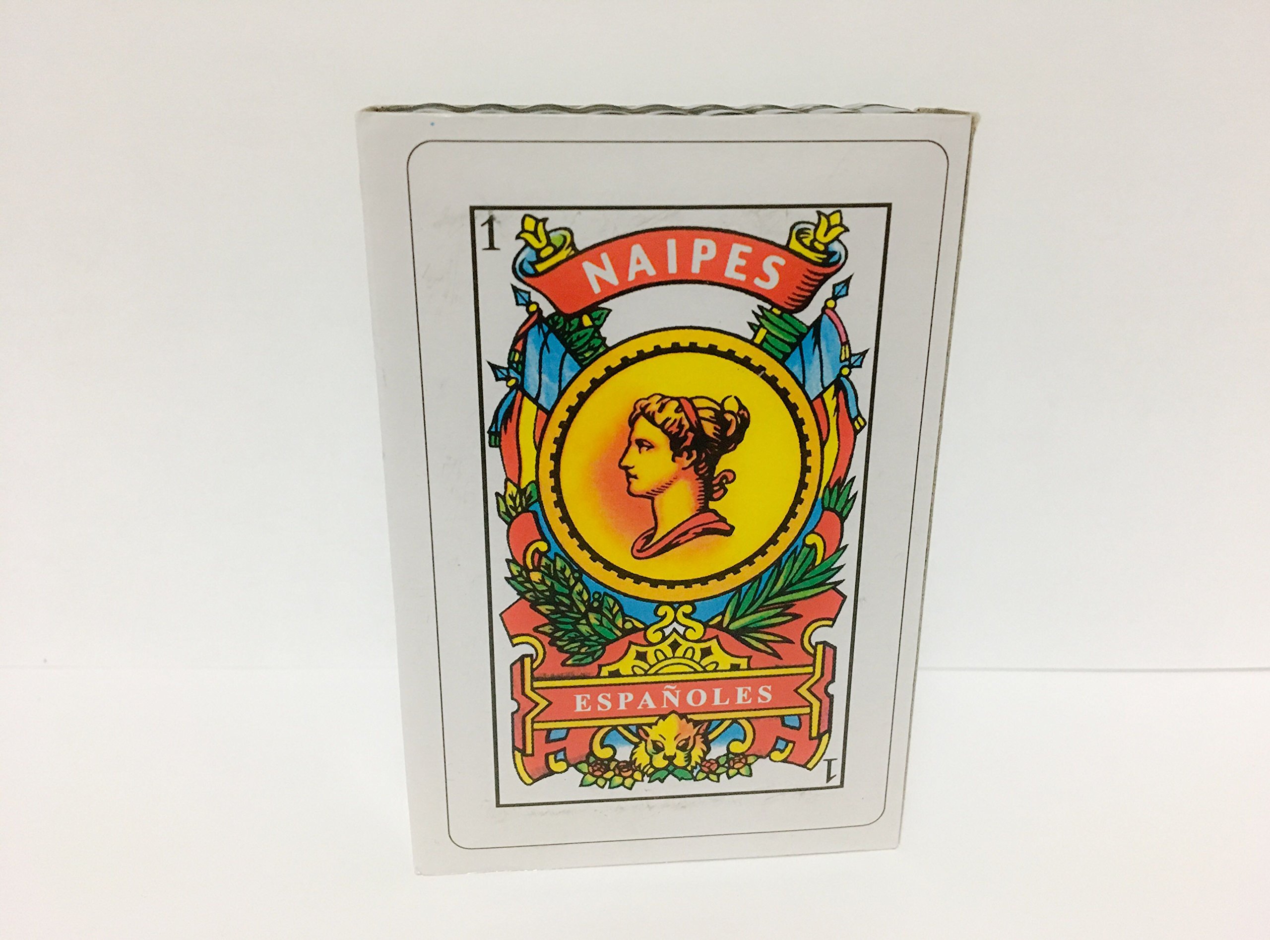 Buy Spanish Playing Cards with Plastic CASE 1 Deck of 50 Cards Puerto Rico Baraja Espanola