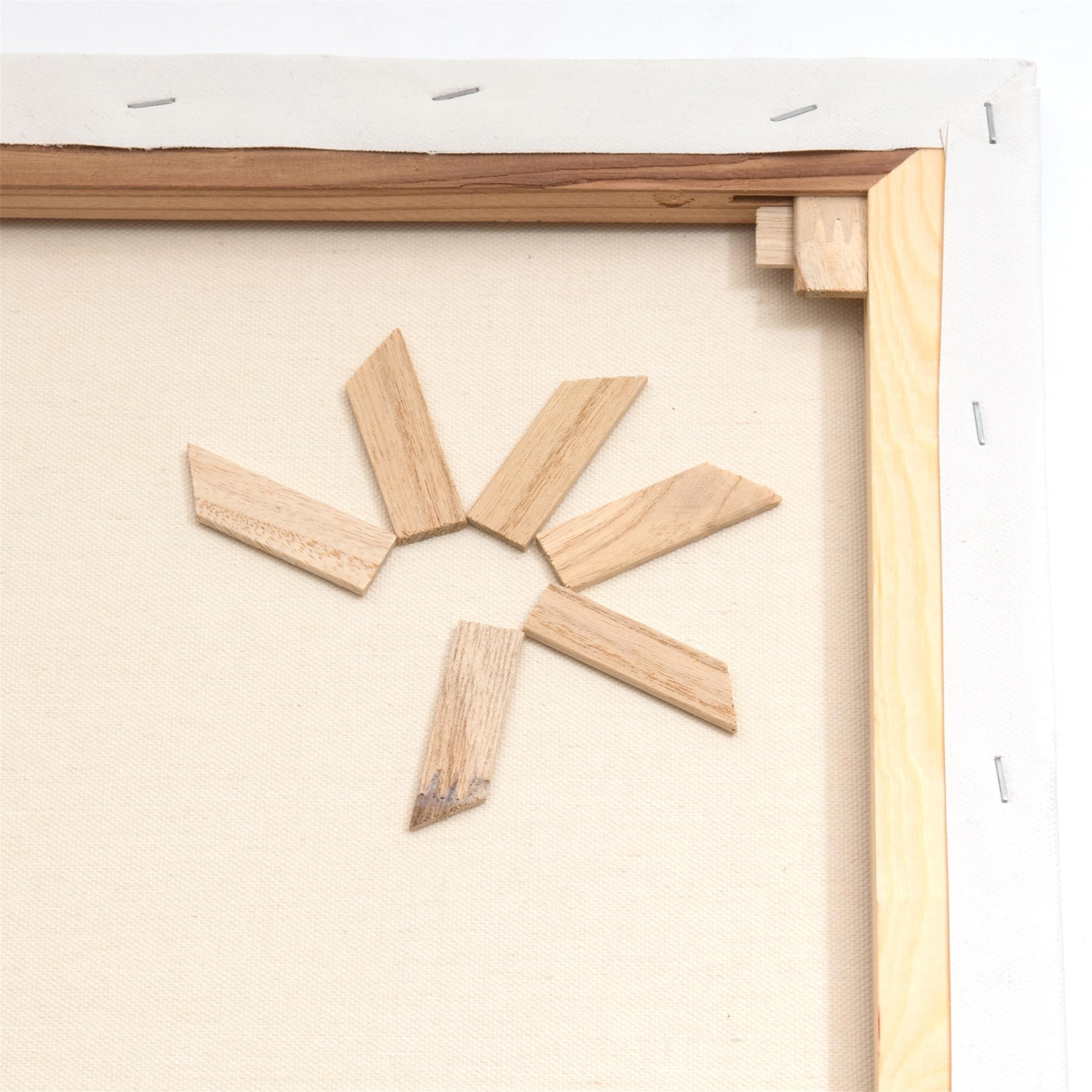 6 Toiles B.K. Plus | 80x80 cm | sur Chassis, Pur Coton