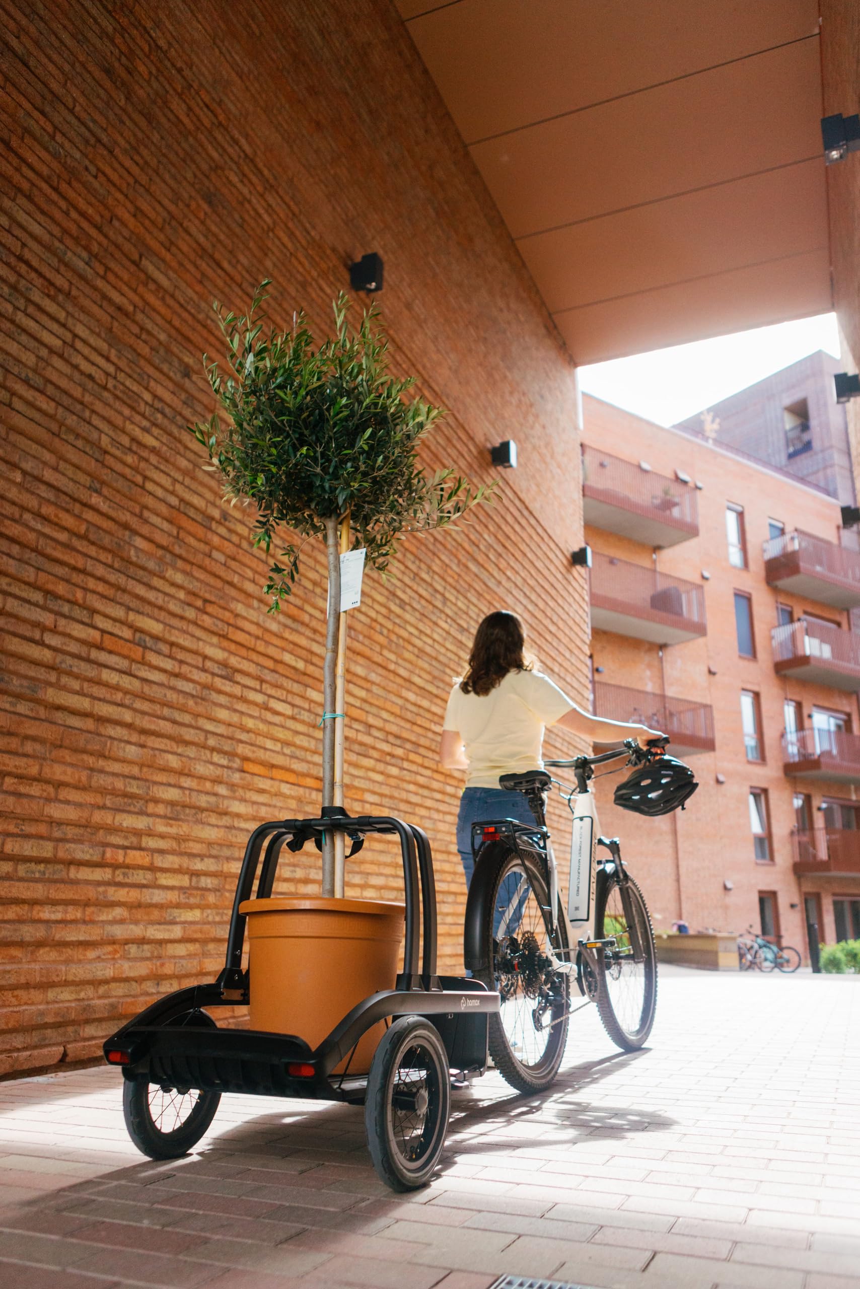 Hamax - Venture Cargo-Anhänger – max. Belastung 60 kg – Zubehör: Haken, Sandow, Bezug – kompaktes Design – ideal für Radfahrer und Wanderer