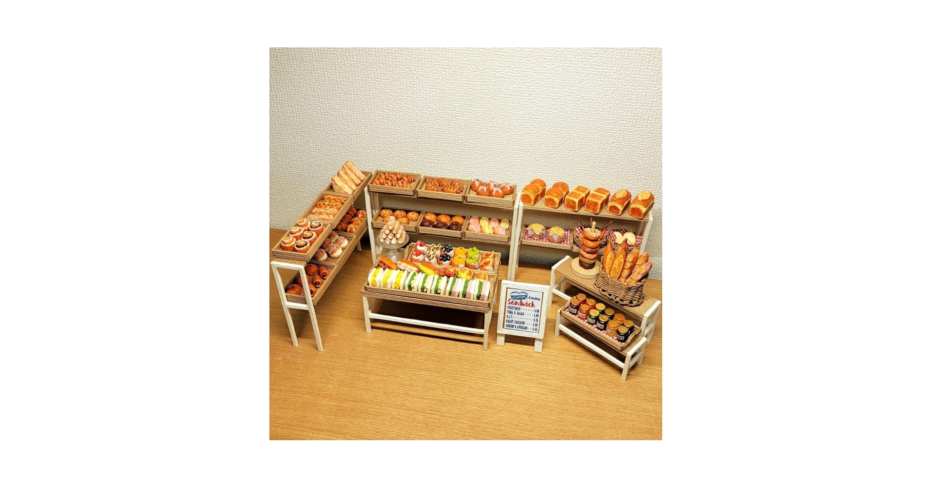Amazon.co.jp: ミニチュアパン パン屋さん作ってみました
