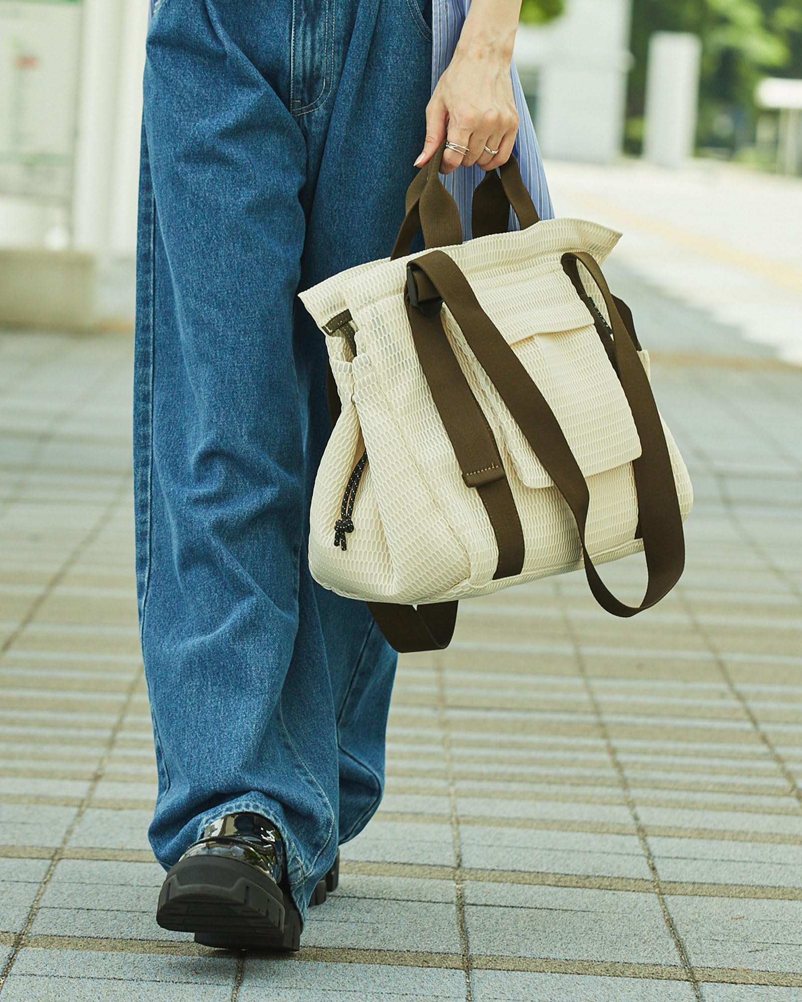 エディータ マザーズバッグ ハンドバッグ EDITA. トートバッグ 洗濯機で洗える Washable parents soft