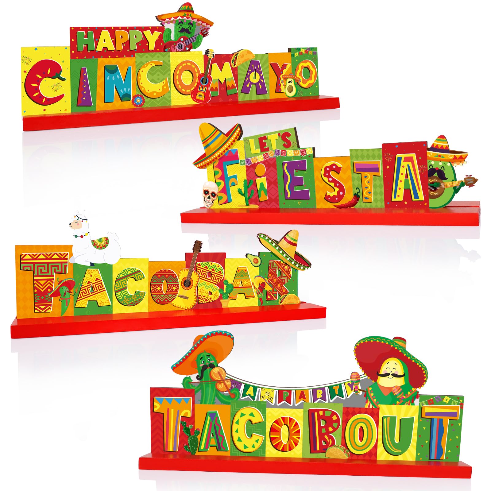24 Mexikanische Geschenktüten – Fiesta-Deko Für Cinco De Mayo & Partys