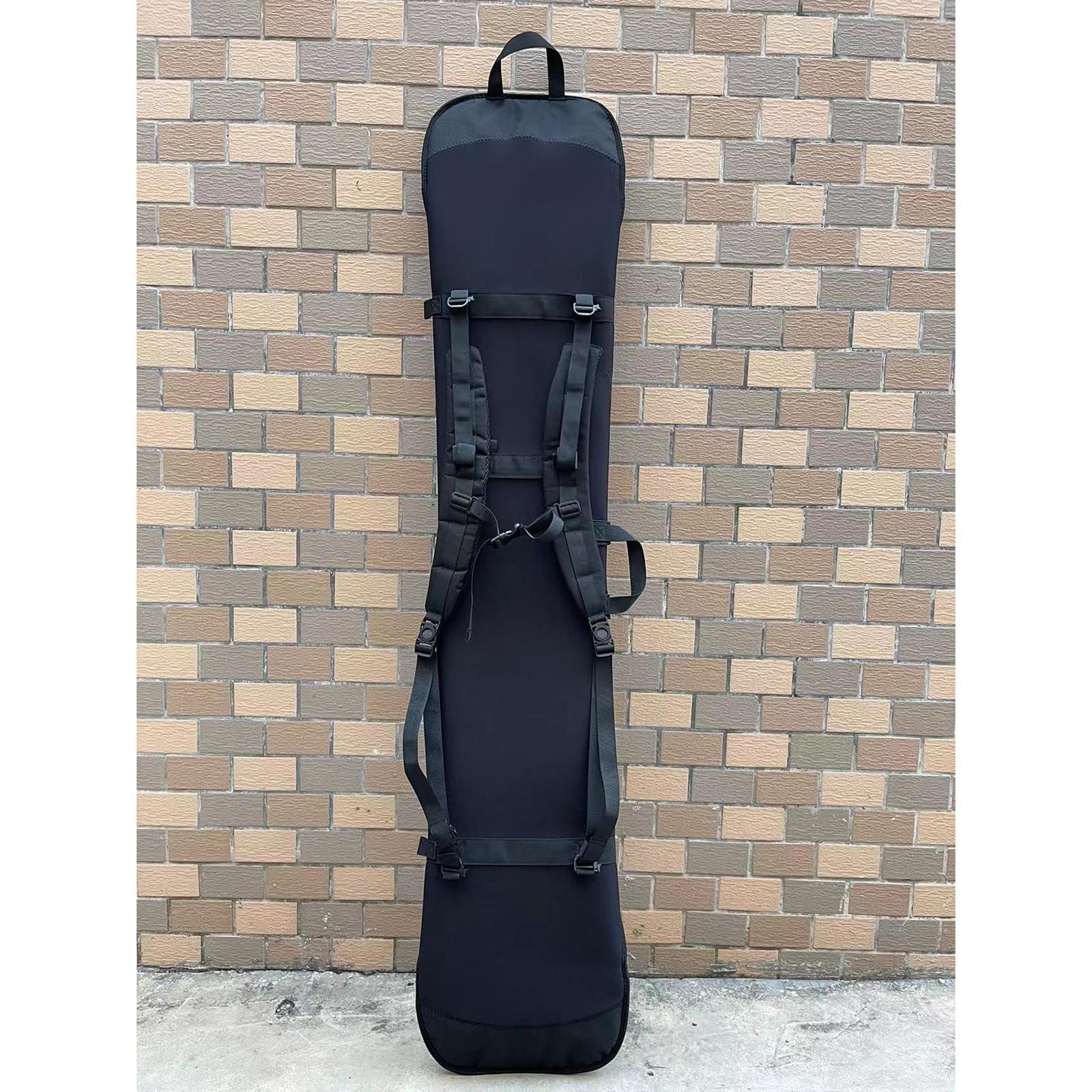 Housse de Snowboard, Valise de Transport pour équipement de Ski, Sac de Rangement de Voyage, Housse élastique imperméable en néoprène, Fixations de Snowboard, Leash,