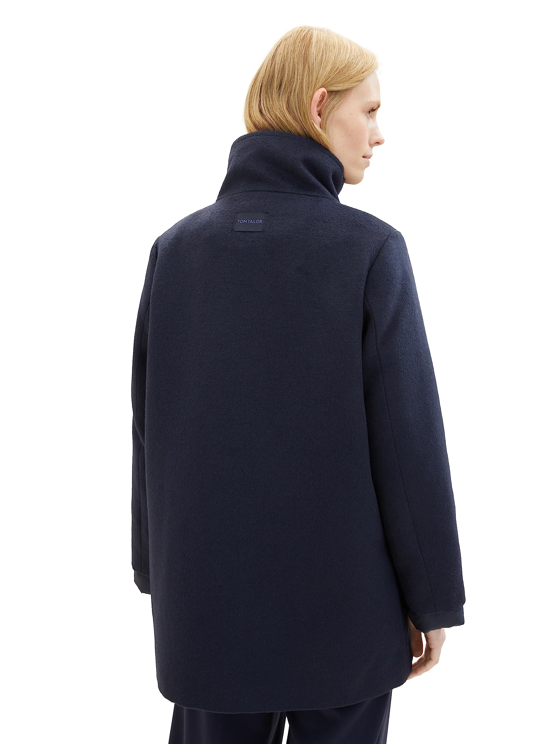 TOM TAILOR Cappotto Con Colletto Alto Cappotto con colletto alto Donna (Pacco da 1)