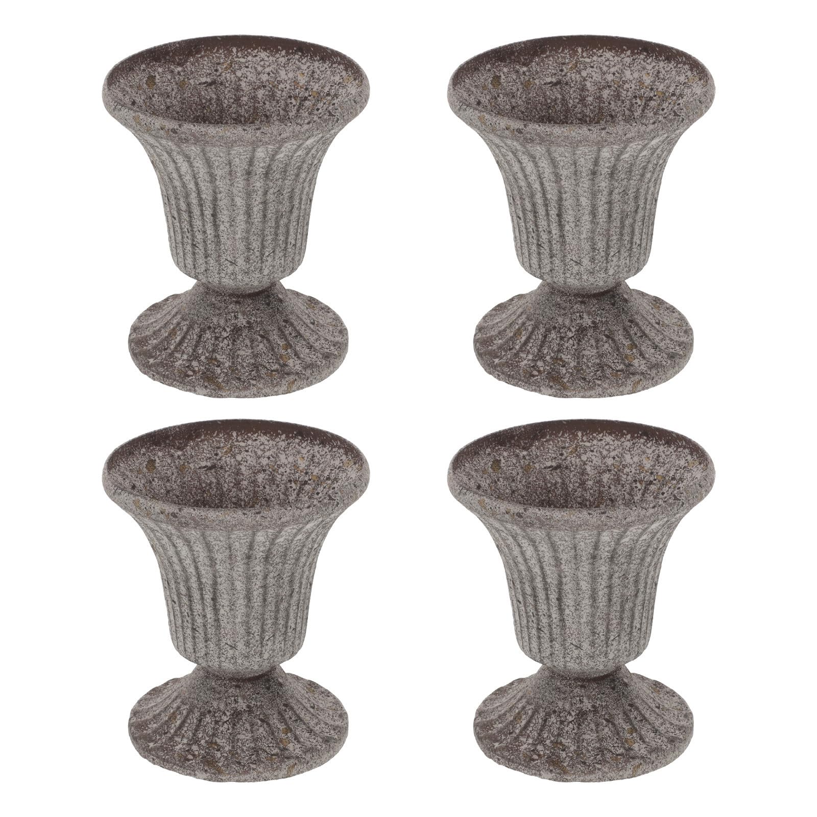 Vase de cimetière haut de gamme Toyvian | Colonne romaine résistante pour fleurir une tombe