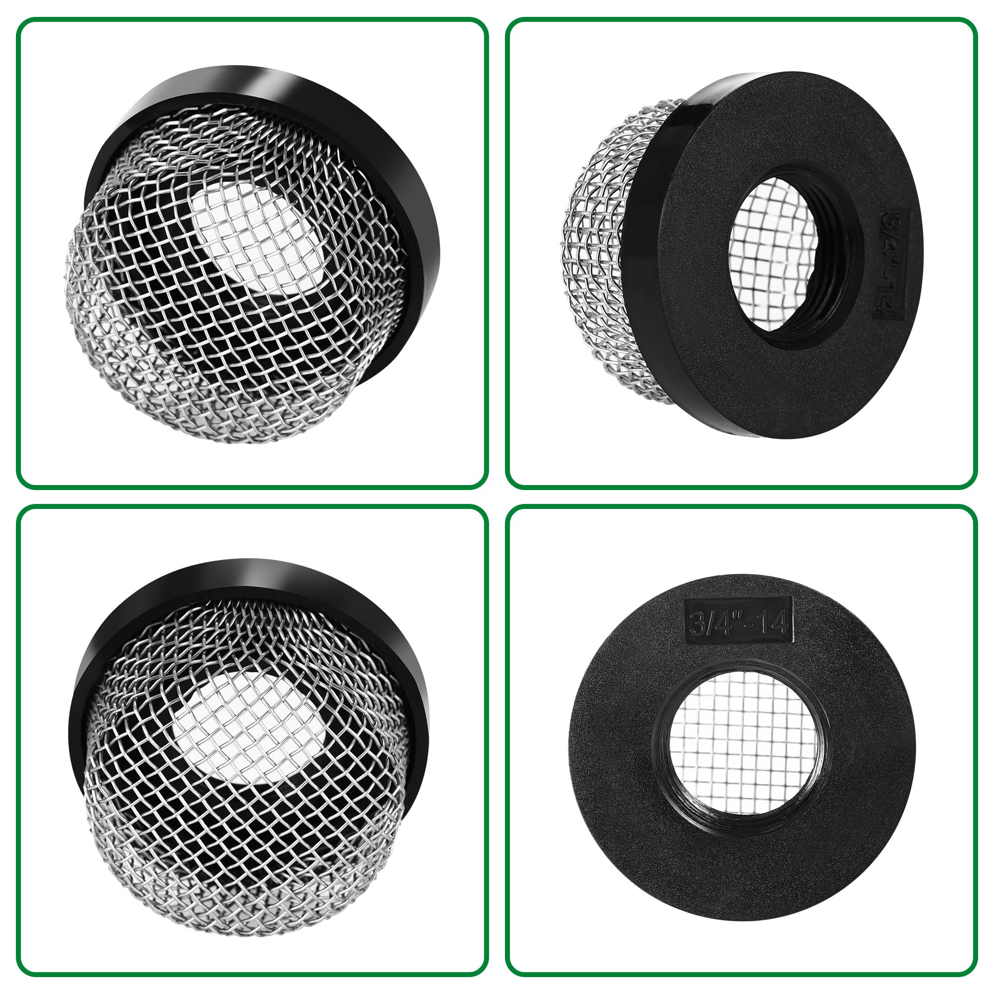 3/4-14 Stainless Steel Mesh Aerator Strainer for Livewell Pumps — Amazon image 5