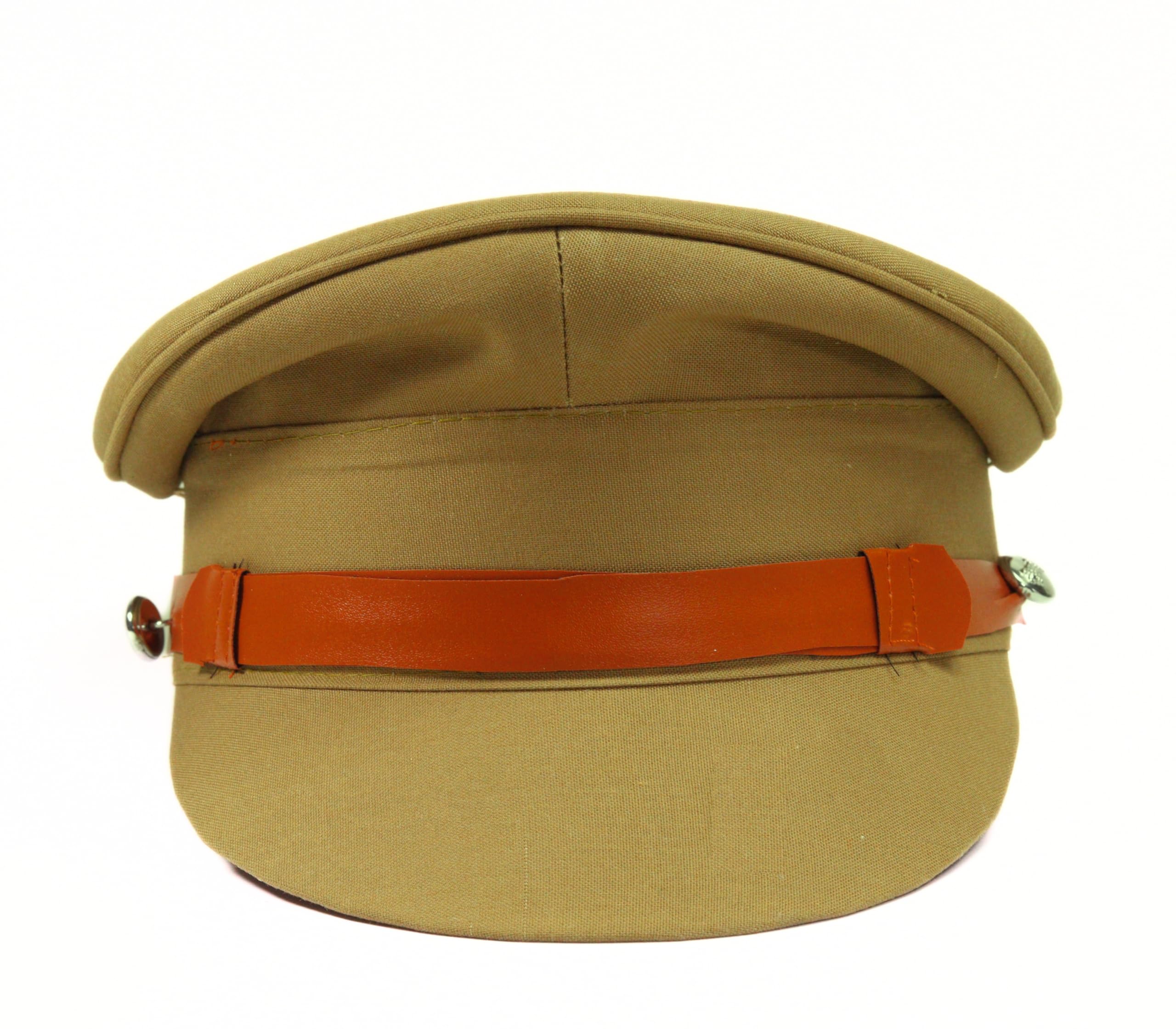 Pyengora Police Cap for Men | Brown Khakhi Color Cap for Inspector, Commissioner | Adult Size-23 (B0DC426F99) Amazon Price History, Amazon Price Tracker
