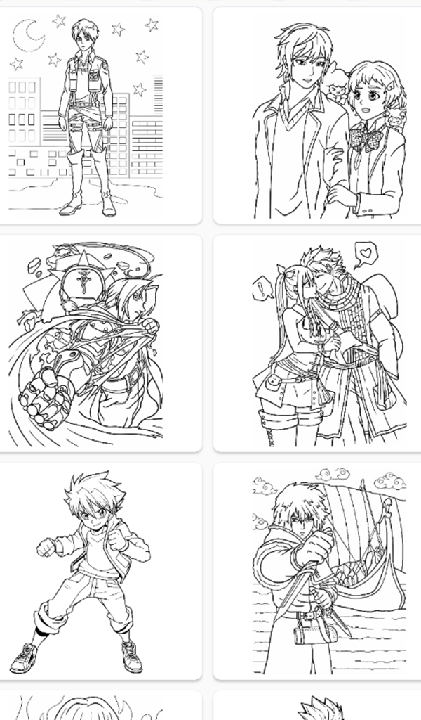 Fun colorAdult Anime Coloring App on Amazon Appstore