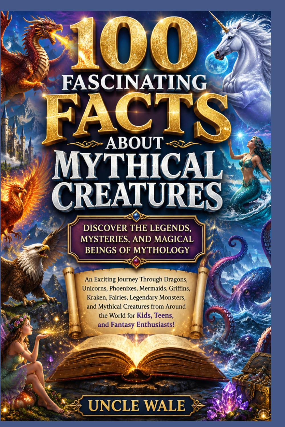 100 Fascinating Facts About Mythical Creatures: Discover the Legends, Mysteries, and Magical Beings of Mythology: An Exciting Journey Through Dragons, Unicorns, Phoenixes, Mermaids, Griffins, Kraken,