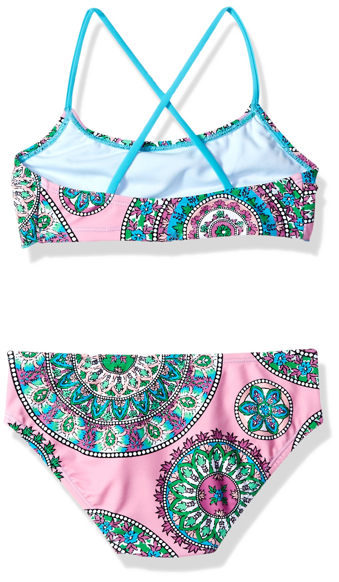 Kanu Surf Girls' Alania Flounce Bikini Beach Sport 2-Piece Swimsuit