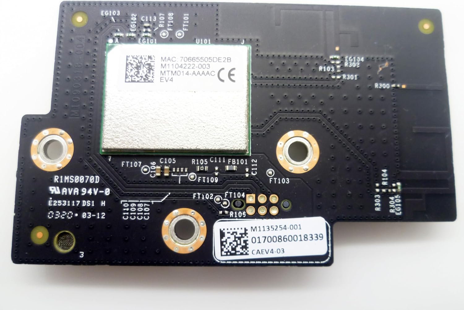 Wireless WiFi Bluetooth Module PCB Board 1884 Replacement Compatible with Microsoft Xbox Series S