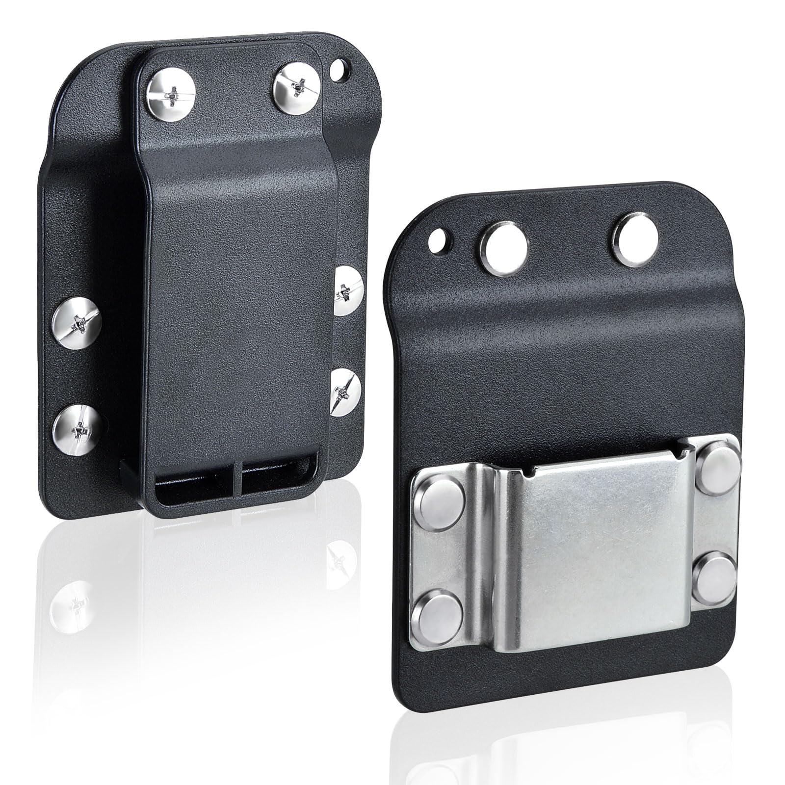 Ablefector Drill Holder for Tool Belt, Lightweight & Hands-Free Drill Clip for Construction, Quick-Access Belt Hook for Impact Guns, Practical Tool