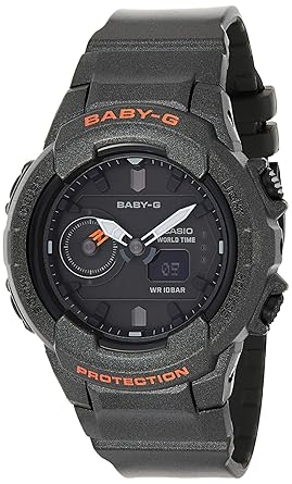 Casio Baby-g Analog-Digital Black Dial Womens Watch-BGA-230S-3ADR (B206)