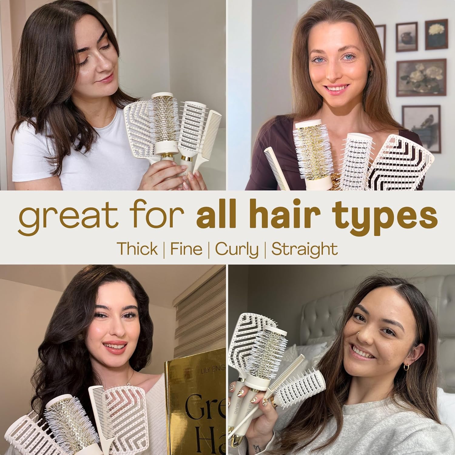 Stylish Hair Brush Set